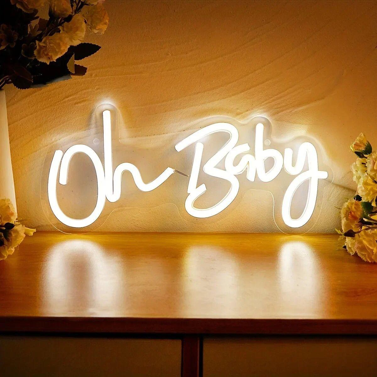 Oh Baby Neon Sign