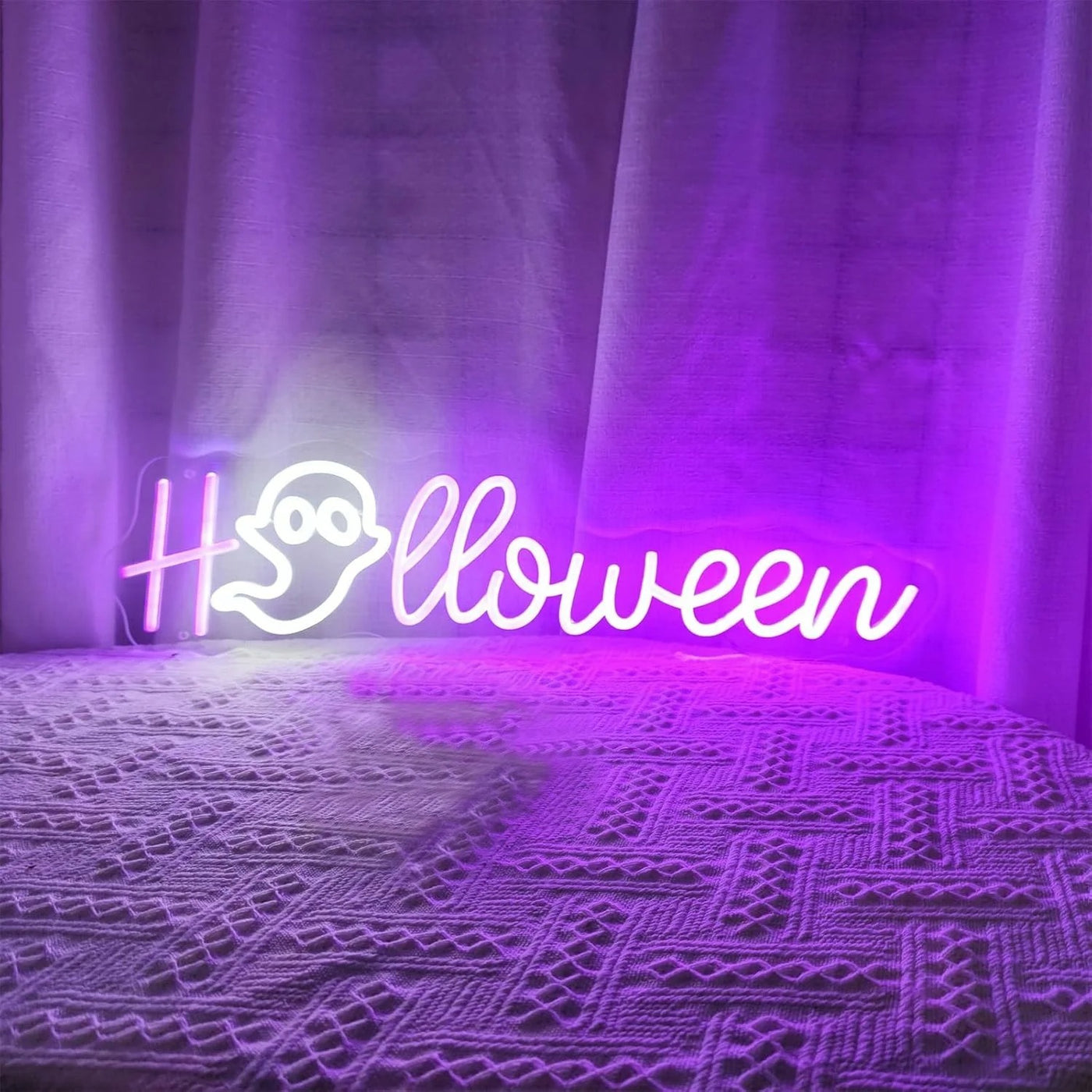 Spooky Halloween Neon Sign