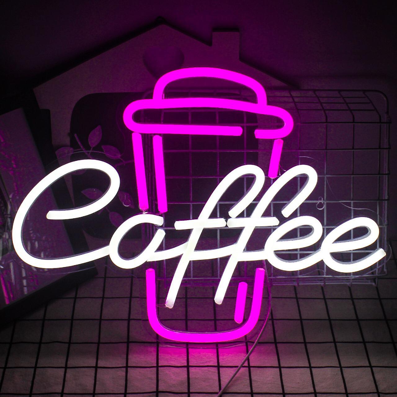 Coffee Cup Neon Sign